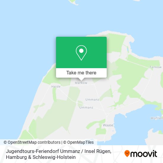 Jugendtours-Feriendorf Ummanz / Insel Rügen map