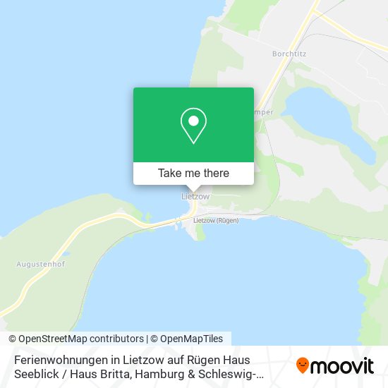 Ferienwohnungen in Lietzow auf Rügen Haus Seeblick / Haus Britta map