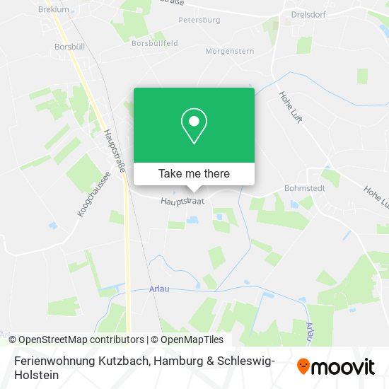 Ferienwohnung Kutzbach map