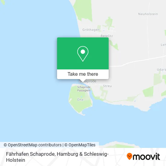 Fährhafen Schaprode map