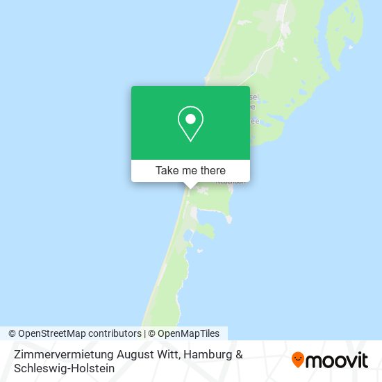 Zimmervermietung August Witt map