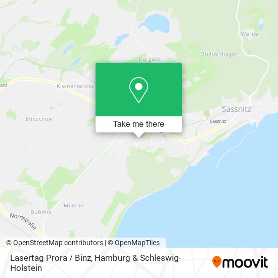 Карта Lasertag Prora / Binz