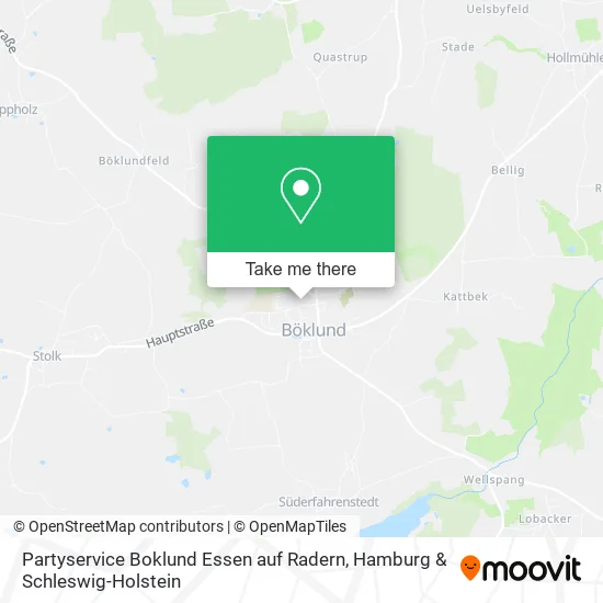 Карта Partyservice Boklund Essen auf Radern