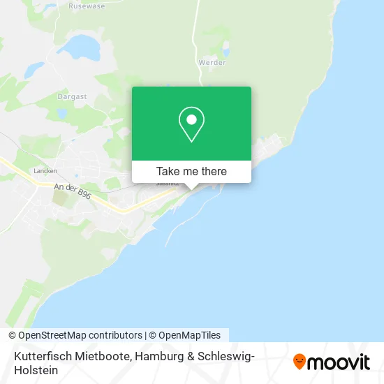 Карта Kutterfisch Mietboote