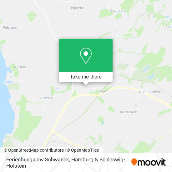 Ferienbungalow Schwanck map