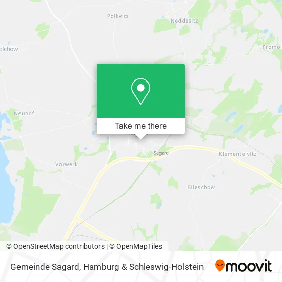 Карта Gemeinde Sagard