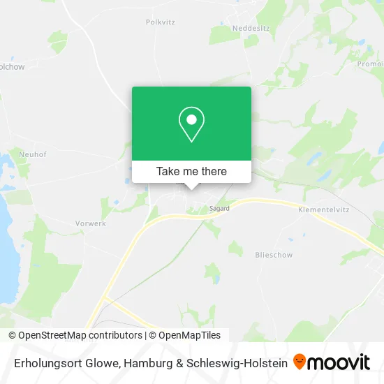Карта Erholungsort Glowe