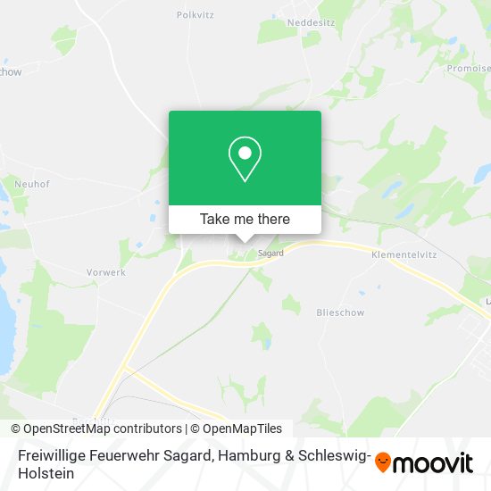 Freiwillige Feuerwehr Sagard map