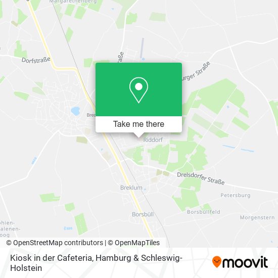 Kiosk in der Cafeteria map