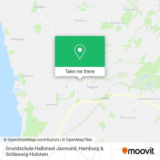 Grundschule Halbinsel Jasmund map