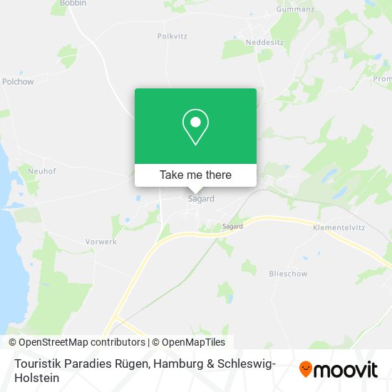 Touristik Paradies Rügen map