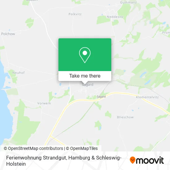 Карта Ferienwohnung Strandgut