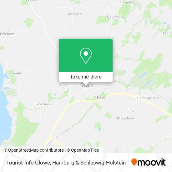 Карта Tourist-Info Glowe