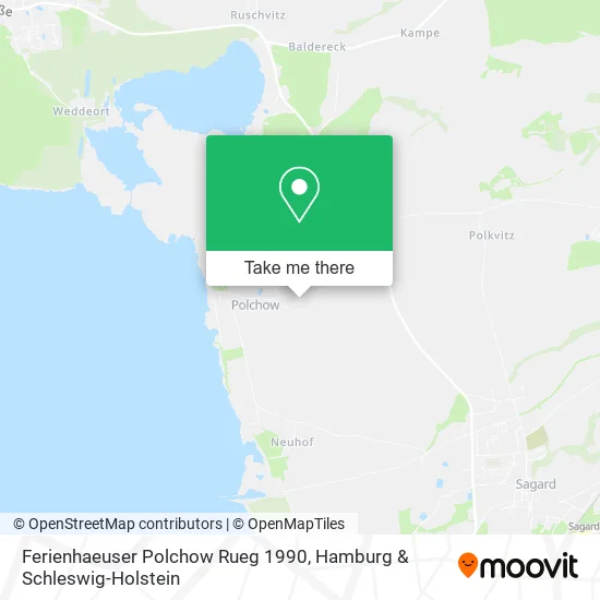 Карта Ferienhaeuser Polchow Rueg 1990