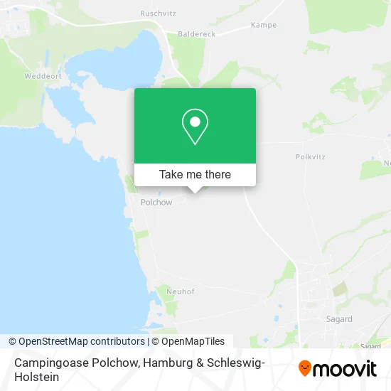 Карта Campingoase Polchow