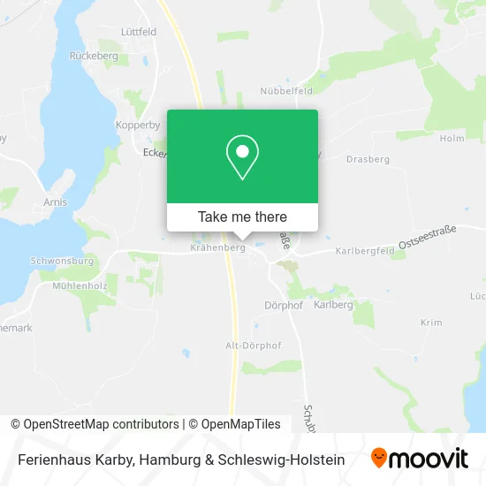 Карта Ferienhaus Karby