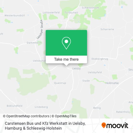 Carstensen Bus und Kfz Werkstatt in Uelsby map