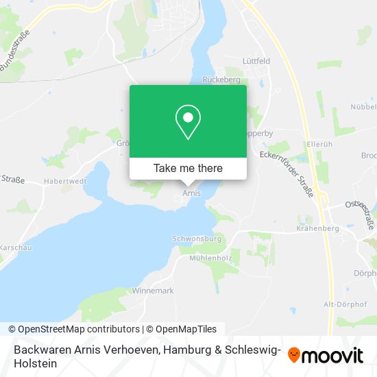 Backwaren Arnis Verhoeven map