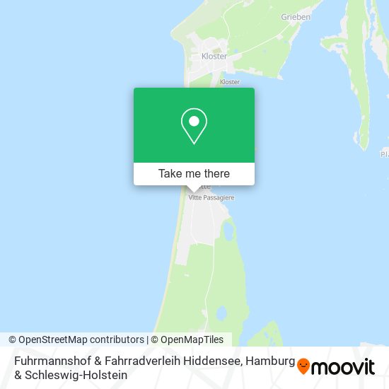 Карта Fuhrmannshof & Fahrradverleih Hiddensee