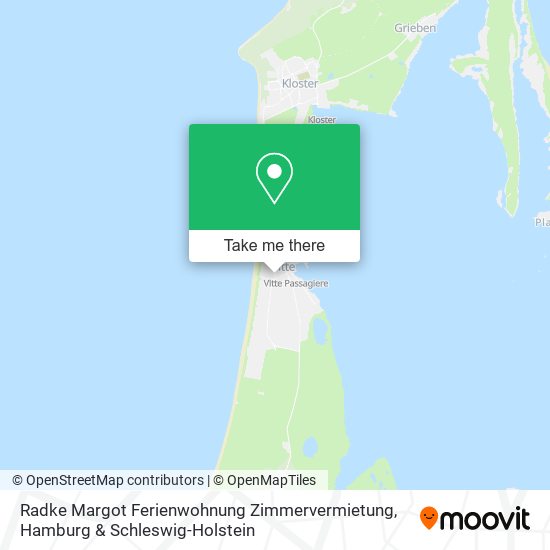 Карта Radke Margot Ferienwohnung Zimmervermietung