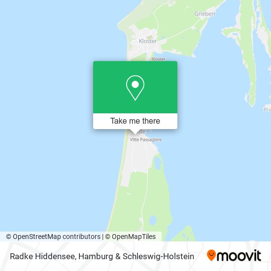 Карта Radke Hiddensee