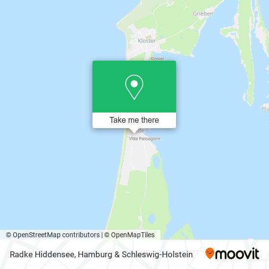 Radke Hiddensee map