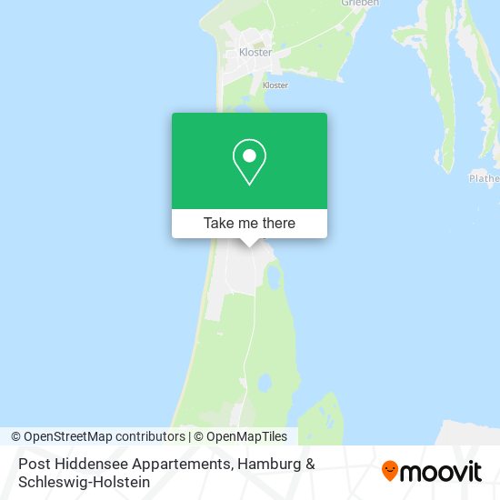 Post Hiddensee Appartements map