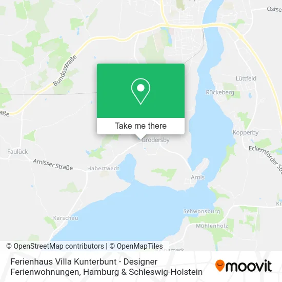 Карта Ferienhaus Villa Kunterbunt - Designer Ferienwohnungen