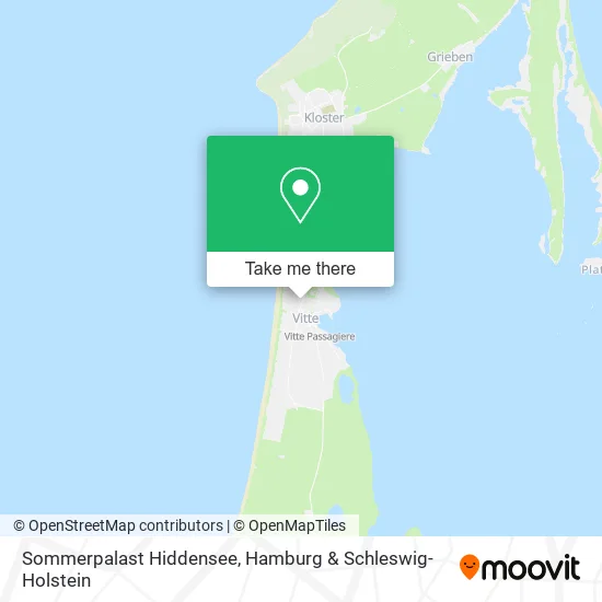 Карта Sommerpalast Hiddensee