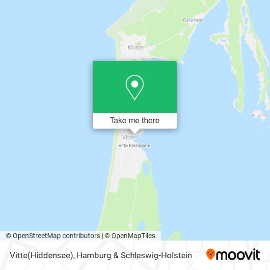 Vitte(Hiddensee) map