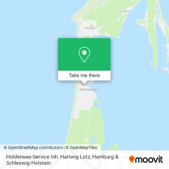 Карта Hiddensee-Service Inh. Hartwig Lotz