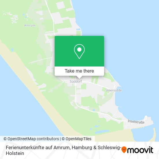 Ferienunterkünfte auf Amrum map