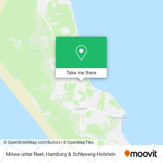 Карта Möwe unter Reet