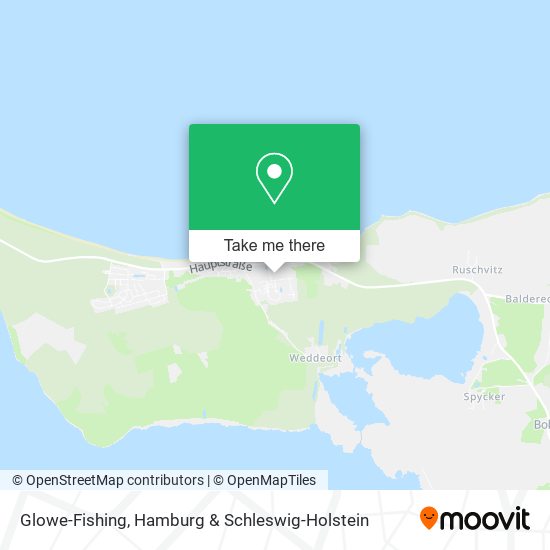 Glowe-Fishing map