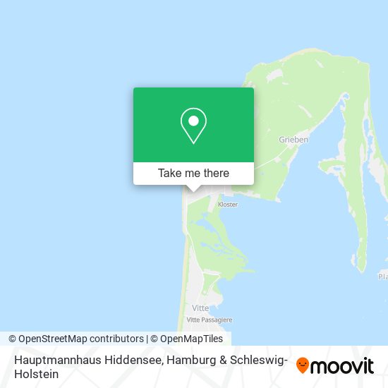 Hauptmannhaus Hiddensee map