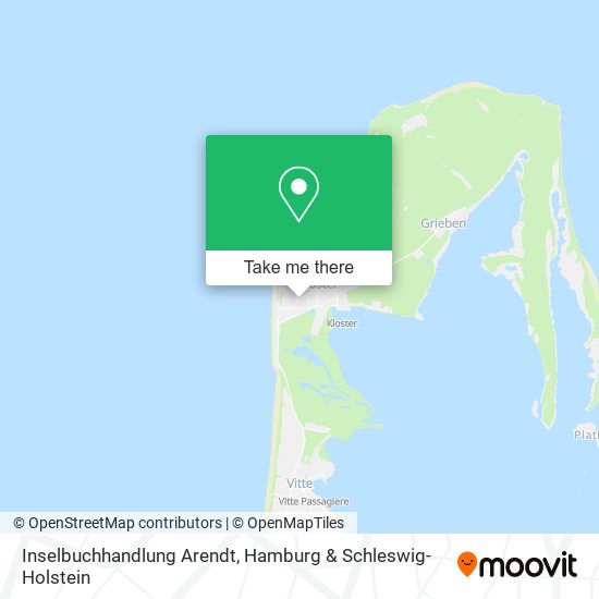 Inselbuchhandlung Arendt map