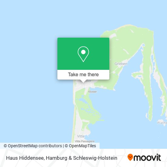 Haus Hiddensee map