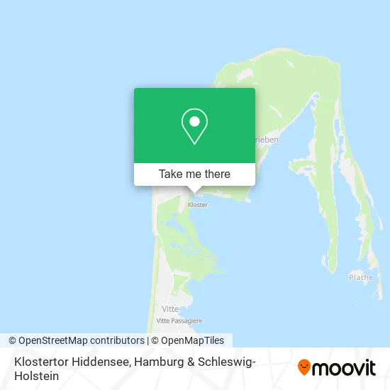 Карта Klostertor Hiddensee