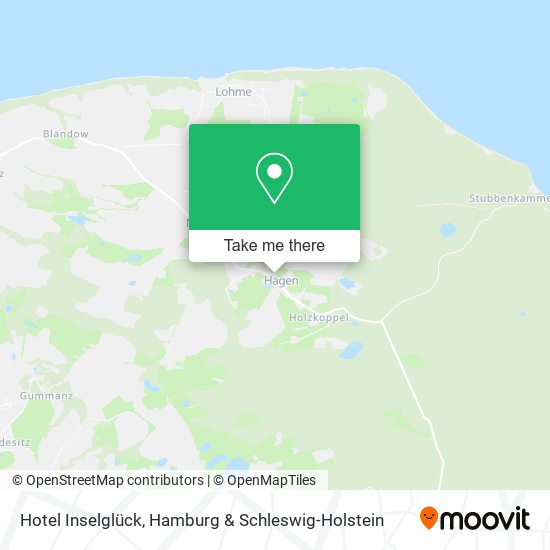 Hotel Inselglück map