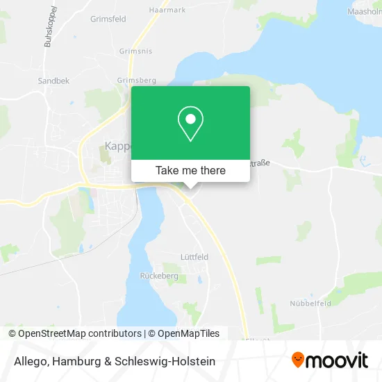 Карта Allego