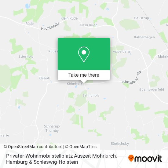 Privater Wohnmobilstellplatz Auszeit Mohrkirch map