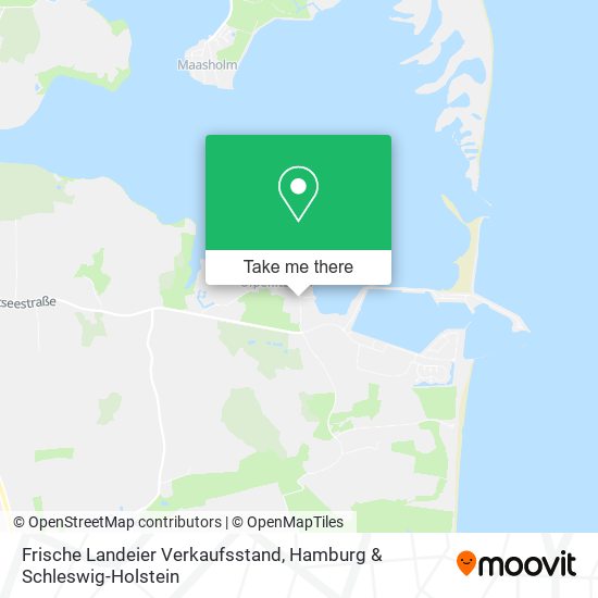 Frische Landeier Verkaufsstand map