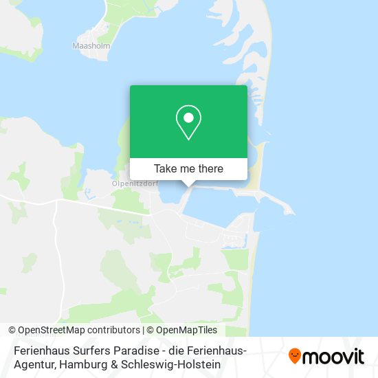 Ferienhaus Surfers Paradise - die Ferienhaus-Agentur map
