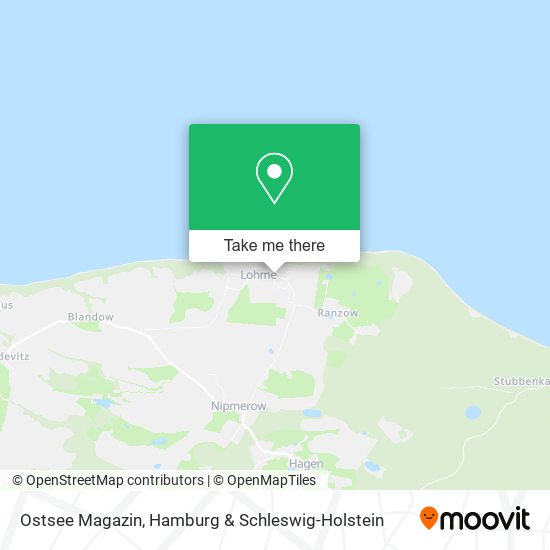 Ostsee Magazin map