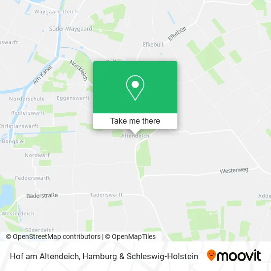 Карта Hof am Altendeich