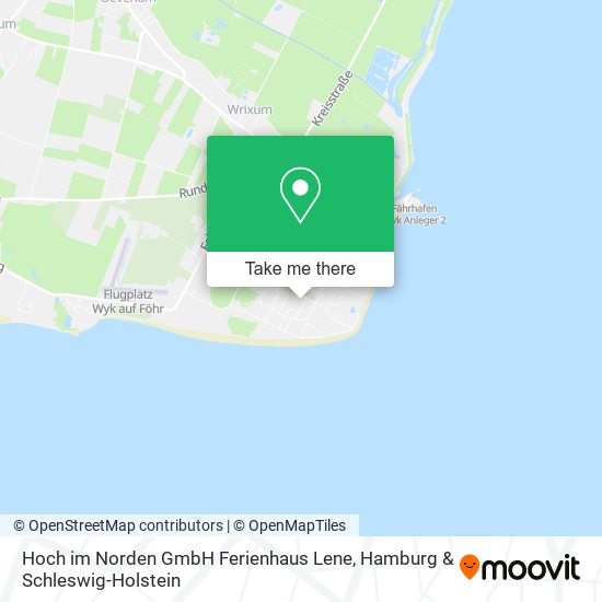 Hoch im Norden GmbH Ferienhaus Lene map