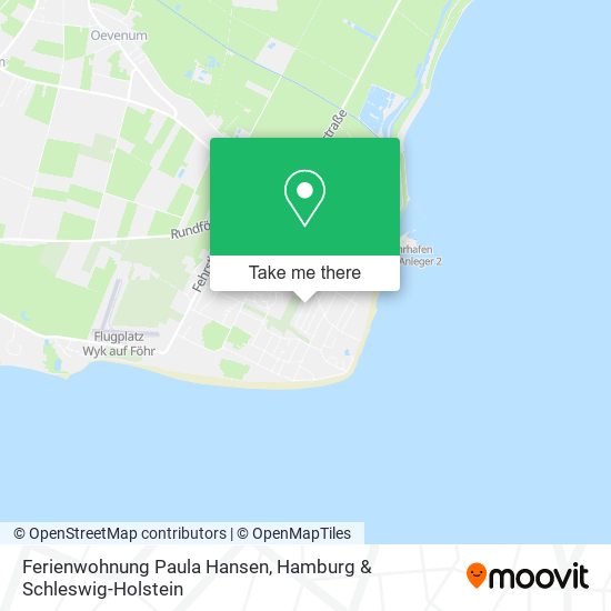 Ferienwohnung Paula Hansen map