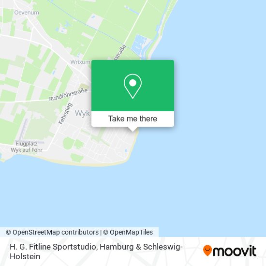 H. G. Fitline Sportstudio map