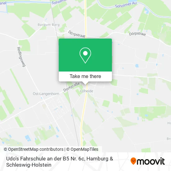 Карта Udo's Fahrschule an der B5 Nr. 6c