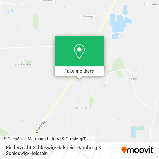Rinderzucht Schleswig-Holstein map